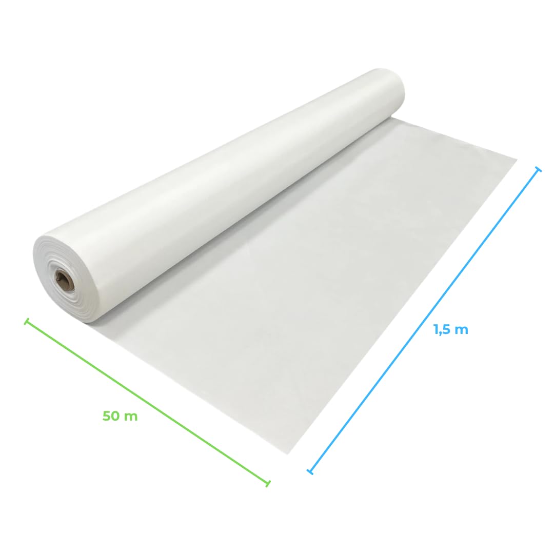 EINSIDE Lona de freno de vapor para techo, Membrana de barrera de vapor impermeable para techo, 140 g/m² | Cobertura: 75 m², SD = 3/12 m, clase W1