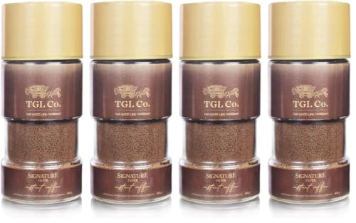 Image of TGL Co. Signature Instant Filter Coffee Powder (100g Each, Pack of 4) | Rich & Aromatic | Antioxidant-Rich | No Artificial Flavors or Preservatives | Perfect for Hot & Cold Coffee