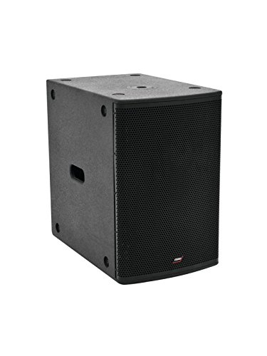 Subwoofer noir PSSO cSA-115CXB avec basses profondes et precises