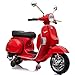 SIP Scootershop Kinderroller Vespa PX, elektrisch 12V, rot, inkl. Batterie u. Ladegerät