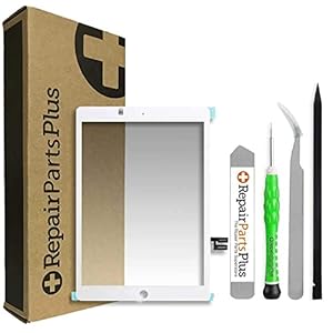 RepairPartsPlus for iPad 7th Gen | iPad 8th Screen Replacement Glass Touch Digitizer Premium Kit (10.2″, 7 | 8,A2197 A2198 A2200 A2270 A2428 A2429 A2430) + Adhesive – White