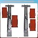 Vaolvpant 35in Starting Blocks with Premium Aircraft-Grade Aluminum 4 Angle Adjustable and Detachable Pedals Ideal for Running Enthusiasts Professional Track and Field Competitions