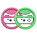 COODIO Kierownica do Switch, Kierownicy kompatybilny z Mario Kart / Nintendo Switch Joy-Con Kontroler, Neon Green / Neon Pink (Deluxe 2 Paczki)