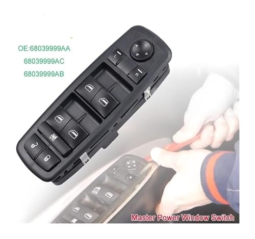 Interrupteur de lève-vitre Dodge Grand Caravan bouton commande fenêtre principale - 5