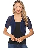 Kurzarm Schulterjacke für feierliche Anlässe, wie Hochzeit Party. Für Frauen, die ihre Oberarme nicht mehr öffentlich zeigen möchten über ein Top zu tragen.