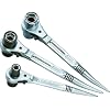 SUPERTOOL SRF2 4 Size Ratchet Wrench Short Type (Nominal Dimensions 14 x 19, 17 x 21)