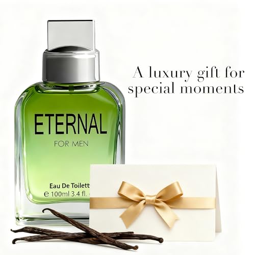 Image of ETERNAL-for men, Men's Cologne Gift, Long Lasting EDP, Aura of Elitism & Modern Style, Perfume for Business, Commute and Casual Use, 3.4 Fl Oz