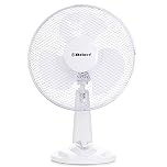 12inch Table Fan Desk Fan with 3 Speed Oscillating Stand Fan Low Noise Strong Resistant Base