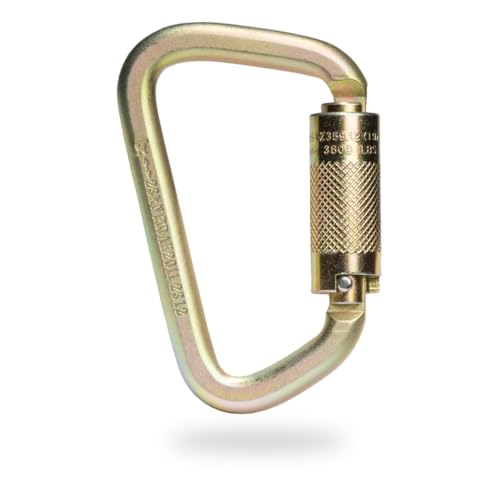 Image of Malta Dynamics Fall Protection Carabiner Clip, High Strength Professional Grade, OSHA /ANSI Compliant