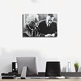 Albert Einstein & Oppenheimer, Atomic Bomb, Canvas Poster Bedroom Decor Landscape Office Room Decor Gift 08x12inch(20x30cm) - Image 3