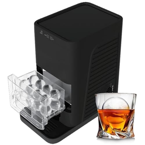 Fabricadora de hielo esférica de mesa con tanque 1.2L miniatura 1