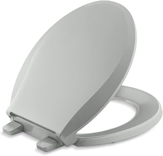Kohler 4639-RL-95 Cachet READYLATCH Quiet Close Round Toilet SEAT, ICE Grey