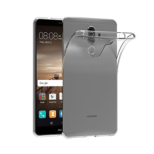 MaiJin Case for Huawei Mate 9 (5.9 inch) Soft TPU Rubber Gel Bumper Transparent Back Cover