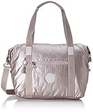 Synthetik Kipling Damen Art Tornistertasche Silber (Metallic Glow)