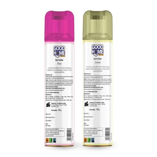 Image of Good Home Room Freshener Whispers of Passion Rose and Lemony Zest Lemon (Pack of 2)