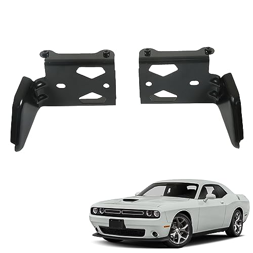 munirater Front Bumper Bracket Black Left and Right Replacement for 2015-2021 Challenger CH1066144 CH1067144 68174979AA 68174978AA
