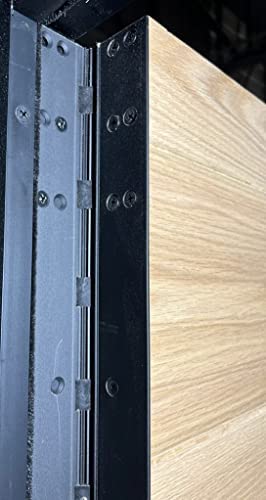 Anodize Aluminum Continuous Hinge - Heavy Duty - Full Mortise - Great For Door Improvement - Piano Hinge - Residential/Commercial. (Silver, 83 Inch) #TOP3