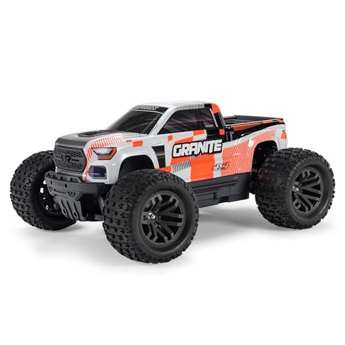 ARRMA RC Truck 1/10 Granite 4X4 RTR Brushed Monster Truck, Orange, RTR (Battery and Charger Not...