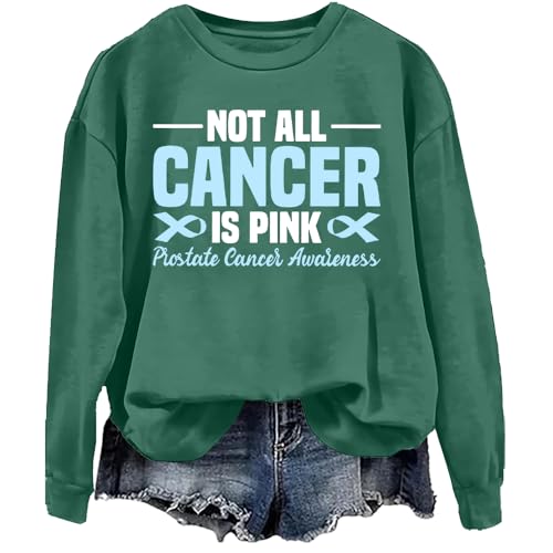 Not All Cancer Is Pink Sweatshirt Prostate Cancer Awanreness Hoodie