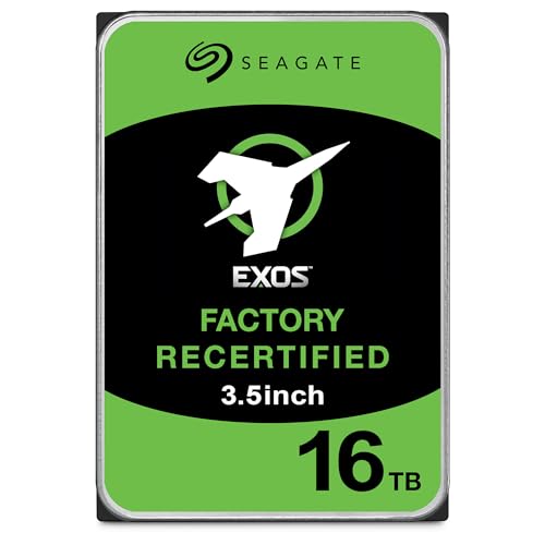Amazon | 【整備済み品】 Seagate シーゲイト 16TB ST16000NM001G Exos