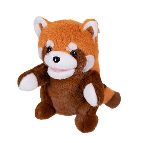 Marionetas de animales - Con boca abierta, muñeca interactiva de dibujos animados suaves y | Marionetas de animales para niños, para niños Chicos Niñas Amigos de familia Aula Navidad Hacer fin