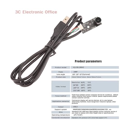 Module caméra USB 1080P imprimante 3D Linux pour stopper les spaghettis