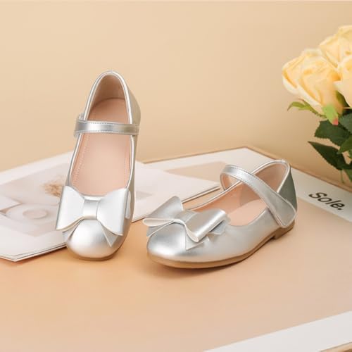 Little Girls' Classic Mary Jane Ballerina Ballet Flats Flower Girl Princess Dress Shoes for Wedding, School, Party3