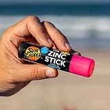 Sun Zapper Cynk Solar Blocker - Rainbow Pack (różowy, niebieski, zielony, żółty) kolorowy filtr przeciwsłoneczny - bardzo wysoka ochrona przeciwsłoneczna SPF50+ UVA/UVB+ Sun Zapper Krem