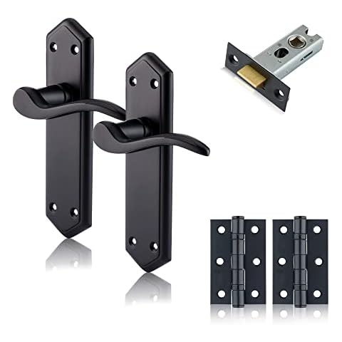 XFORT Black Beauty Door Handle Set Cover