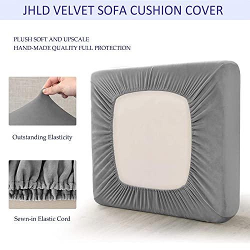 Housse de coussin en velours extensible pour protéger un fauteuil
