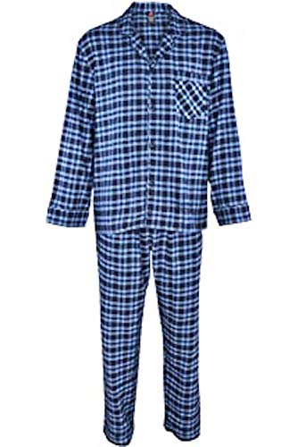 Pyjama flanelle coton homme XXXXXL ample qui ne serre pas pour un sommeil réparateur
