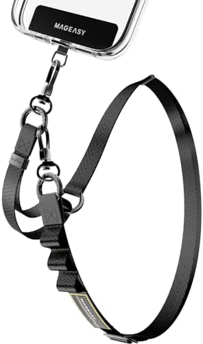 Phone Lanyard With Leather Pouch - Adjustable Crossbody Strap Anti Theft Design - View #9