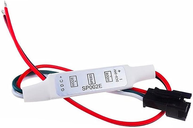 WS2811 WS2812B SK6812RGB Addressable LED Light Portable 3Key Mini SP002E Controller 600 Pixels DC5V DC12V DC24V