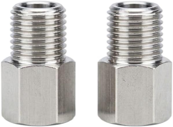 2pcs Hombrew 304 Stainless Flare Fitting Ball Lock to 1/4MPT - Female Flare (1/4 FFL) x 1/4" MPT Brewer Hardware