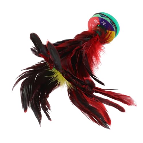 KICHOUSE Chinese Kick Shuttlecock Leisure Foot Exercise for Enhance Coordination and Balance for Outdoor Fun and Family Activities