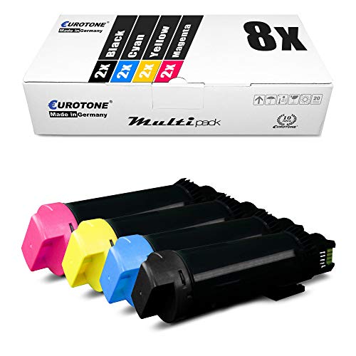 Pack 8x toner Müller Printware pour Xerox Phaser 6510 DN DNI remplace 106R03480