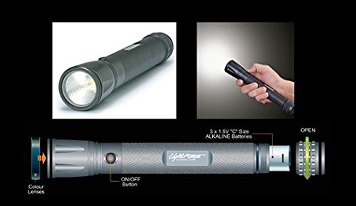 LightforceTAC30 Flashlight (Tactical Torch 3 X C Cell Led 232X32Mm Filters)