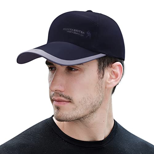 Casquette de Baseball Hommes Casquette Visière Longue Unisexe Chapeau de Soleil Réglable Casquette Cap Sports Anti-UV Chapeau de Golf Pêche Randonnée...