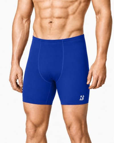 Roadbox Men's Athletic Swim Jammers, Quick Dry Competitive Racing Swimsuit