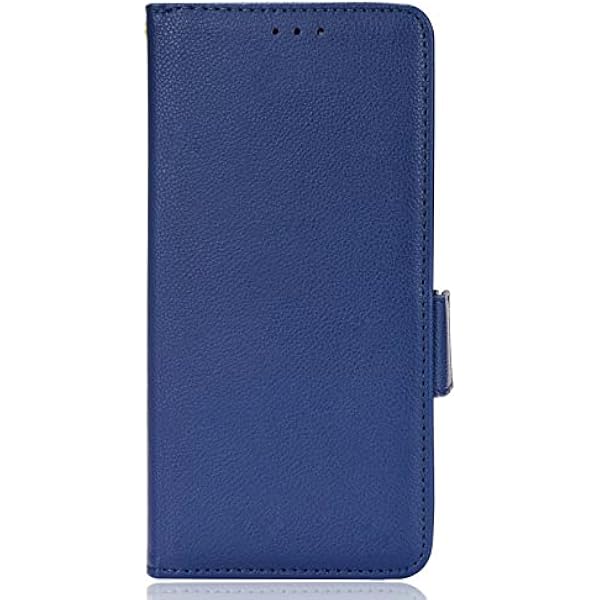 Etui do Samsung Galaxy A22 5G. Odporne na zarysowania, etui z klapką z funkcją przyssawki bocznej podpórka, etui z przegródkami na karty, skóra PU, etui folio do Samsung Galaxy A22 5G. ciemnoniebieskie