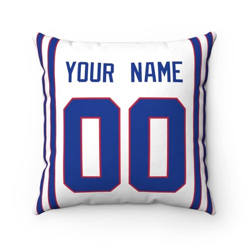 Image of ANTKING Throw Pillow 2 Pack Custom Any Name and Number Personalized Gift for Men Women Boys