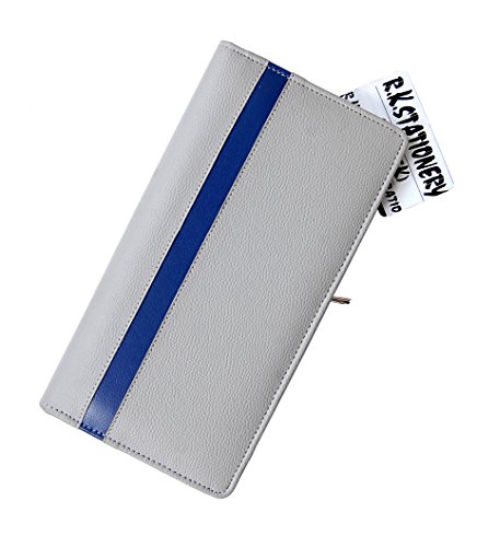 Image of Faux Leather Men Expanding Files & Wallets(blue)