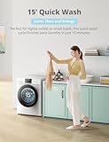 COMFEE' Freestanding Washing Machine,10KG Load,A-10% Class,Steam Care,BLDC Motor,Woolmark,Touch Panel,White-CFP03EW100W-UK - Image 6