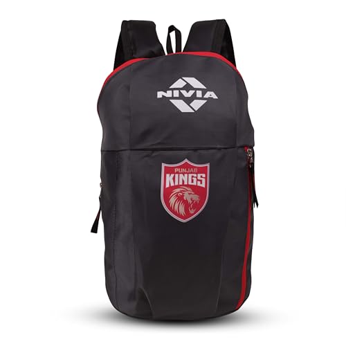 Image of Nivia Pulse Junior 2.0 Backpack For Men & Women, Water-Resistant Sports Backpack, Lightweight, Durable 600D Polyester, Double-Zip Main Compartment & Secure Front Pocket, Capacity-10 Litres