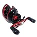 NUZAMAS Carretes de Pesca Baitcaster Reel 8.1: 1 de Alta Velocidad con...