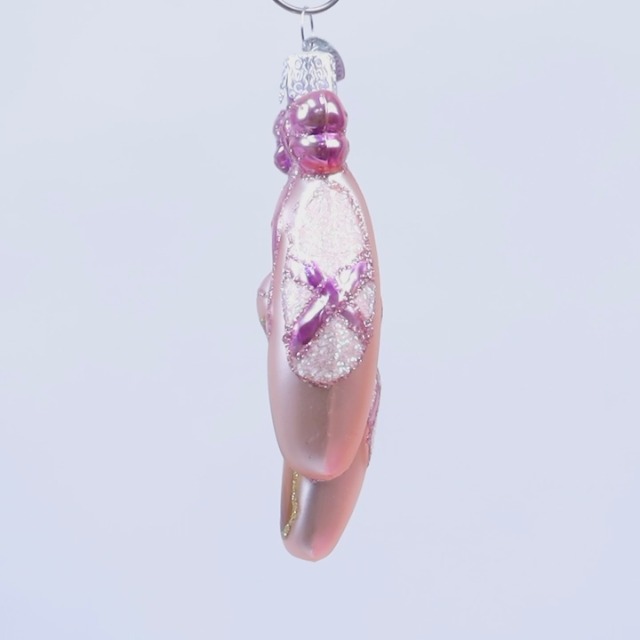 Amazon.com: Old World Christmas Ballet Toe Dancing Shoes Glass