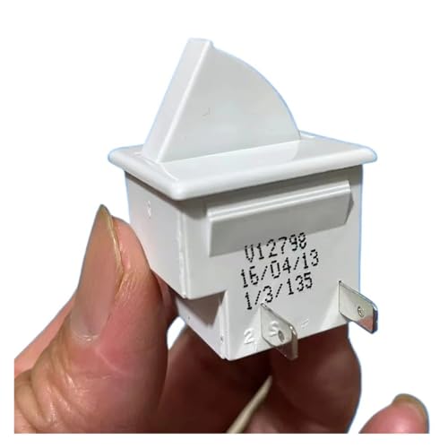 Interruptor de puerta de refrigerador de 2 clavijas compatible con Whirlpool y Hisense 2