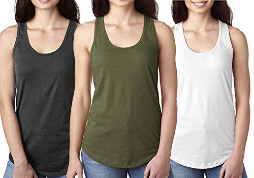 Epic MMA Gear Fitness Tank Top, Workout Tanks, Racerback Bundle of 3