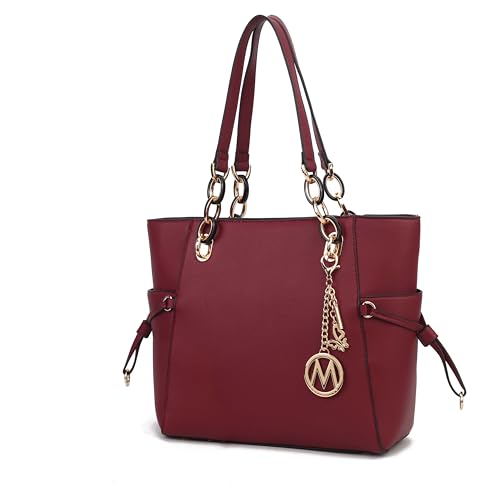 Image of MKF Collection Shoulder Bag Handbag for Women, Vegan Leather Satchel Bag ladies Tote Bag, Top-Handle Purse by Mia K