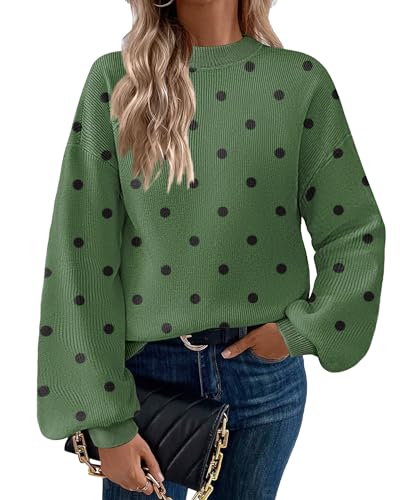 Zeagoo Women's Sweaters 2024 Winter Fashion Trendy Long Sleeve Turtleneck Tops